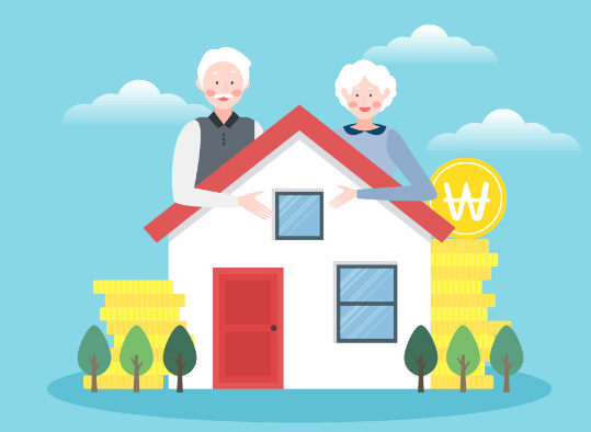 우리은행 주택연금대출로 70세 이상부터는 편안하게 노후생활하자